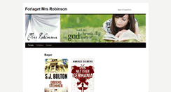 Desktop Screenshot of mrs-robinson.dk